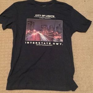 city of lights graphic t shirt